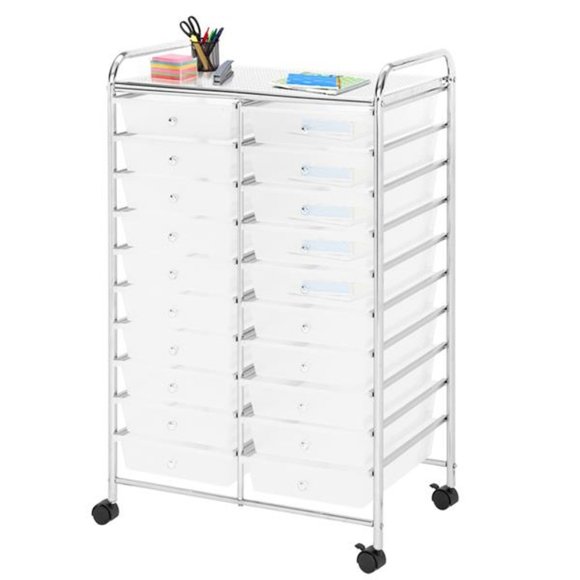 Storage & Organization Clear 2drawer Organizer Cart Poshmark
